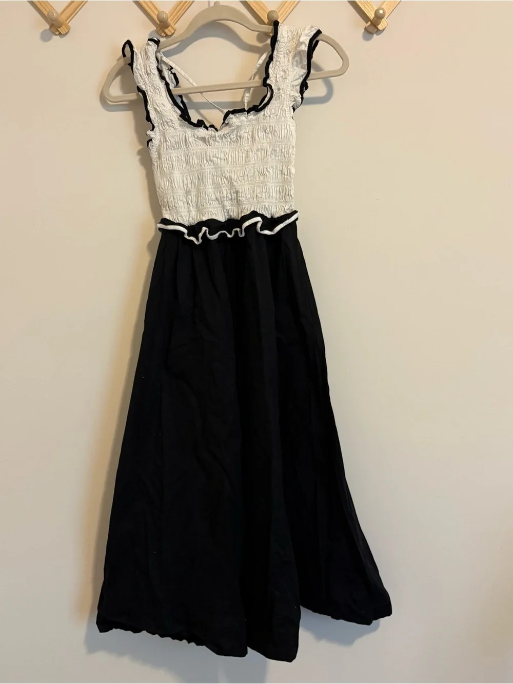 Free People Tovi Smocked Midi Dress size XS